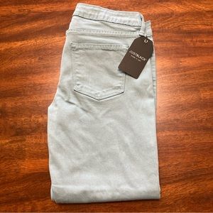 NWT JUST BLACK WOMEN'S 27 BLUE DENIM SKINNY CAPRI Arctic Made In USA